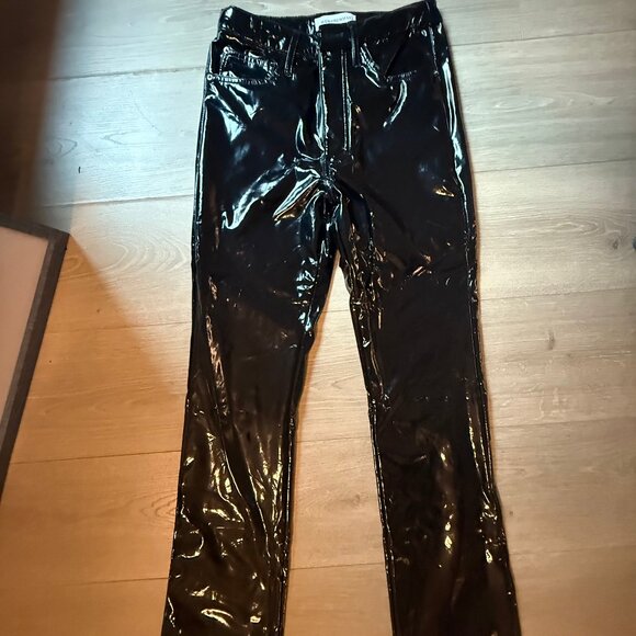 We Wore What Black Latex / Metallic Pant - Picture 1 of 1